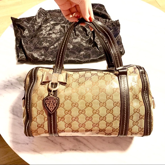 Gucci crystal boston bag Clearance